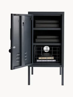 Mesita de noche de metal The Shorty, apertura de puerta izquierda o derecha