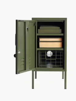 Mesita de noche de metal The Shorty, apertura de puerta izquierda o derecha