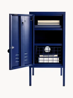 Mesita de noche de metal The Shorty, apertura de puerta izquierda o derecha