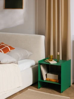 Mesita de noche de metal Aiden