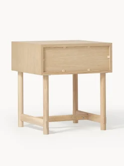 Mesita de noche de roble Diana
