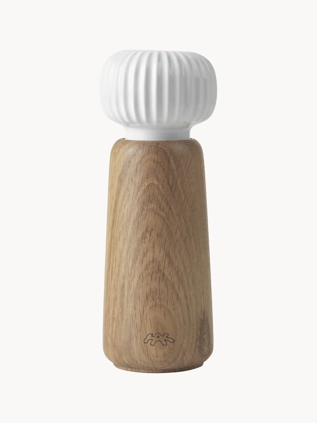Molinillo de especias de madera de roble hecho a mano Hammershøi