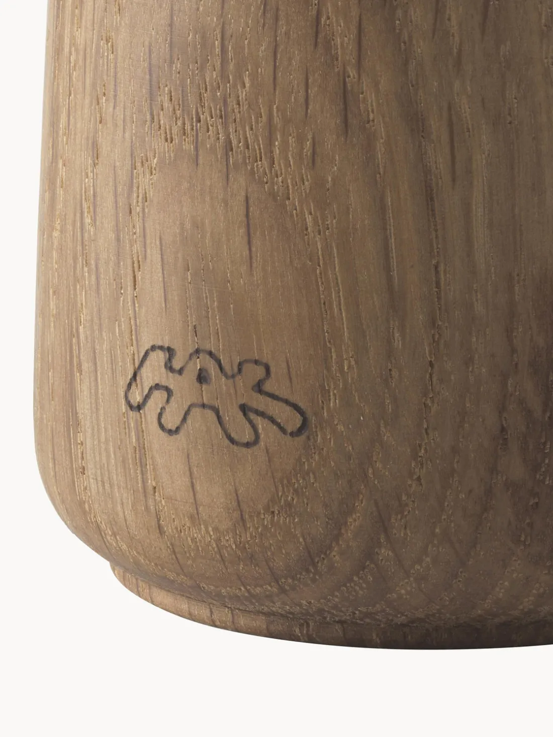 Molinillo de especias de madera de roble hecho a mano Hammershøi