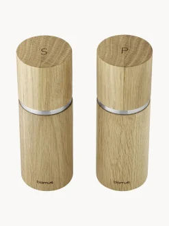 Molinillo de sal y pimienta de madera de roble Pepe, 2 uds.