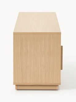 Mueble TV de madera con frente tapizado Wisp