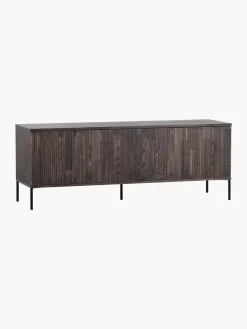 Mueble TV de madera de fresno Avourio, 3 puertas