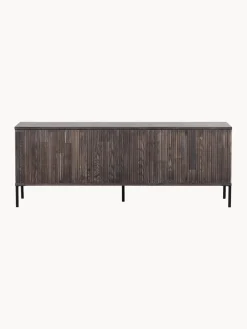 Mueble TV de madera de fresno Avourio, 3 puertas