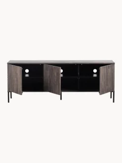 Mueble TV de madera de fresno Avourio, 3 puertas
