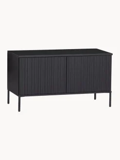 Mueble TV de madera de pino Avourio, 2 puertas