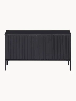 Mueble TV de madera de pino Avourio, 2 puertas