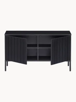Mueble TV de madera de pino Avourio, 2 puertas