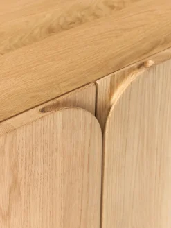 Mueble TV de madera de roble Cadi