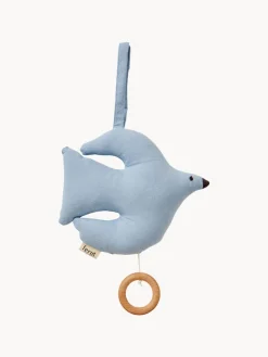 Móvil de música de algodón ecológico Swif Bird