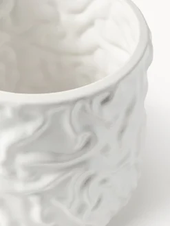 Olla mediana Swoon - Blanco brillante