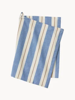 Paño de cocina artesanal con rayas Palermo