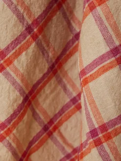 Paño de cocina artesanal de lino Vida