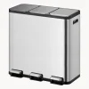 Papelera con pedal EcoCasa, 3x15 L