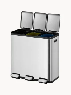 Papelera con pedal EcoCasa, 3x15 L