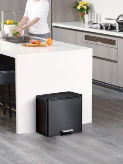 Papelera con pedal Essential 20 L + 9 L