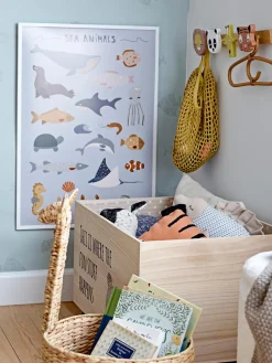 Perchas de ratán Aranya, 4 uds.