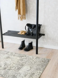 Perchero de pared de madera de roble Milford