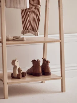 Perchero infantil de madera de haya Saga