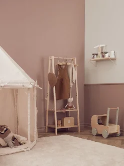 Perchero infantil de madera de haya Saga