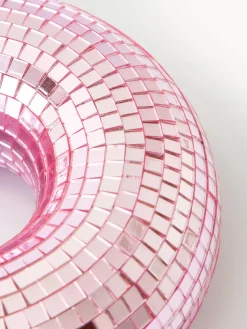 Pieza decorativa brillante Disco Donut