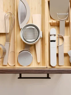 Pinzas para servir de madera de haya Singles