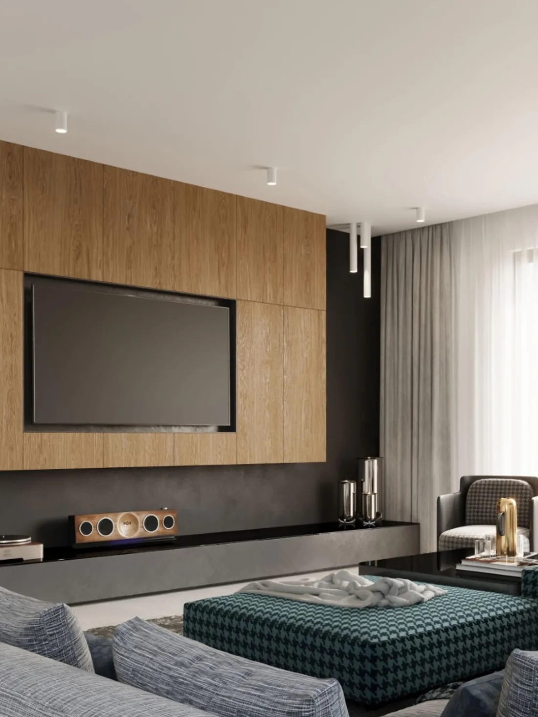 Plafón Castro, 40 cm