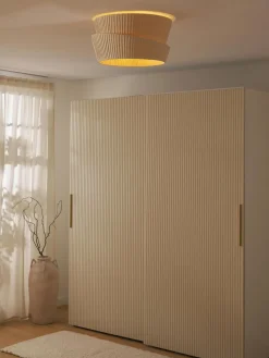 Plafón con pantala asimetrica Nyla