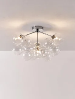 Plafón con pantallas esfericas Bubbles