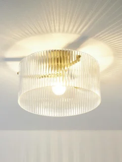 Plafón de vidrio acanalado Emmi