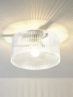 Plafón de vidrio acanalado Emmi