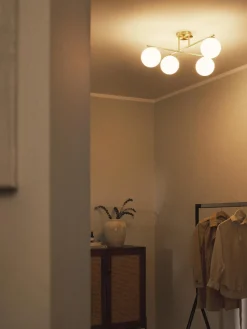 Plafón de vidrio opalino Atlanta