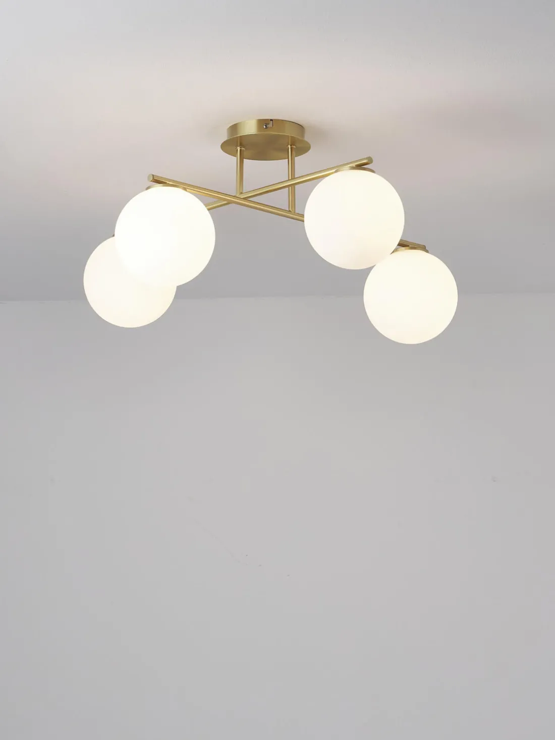 Plafón de vidrio opalino Atlanta