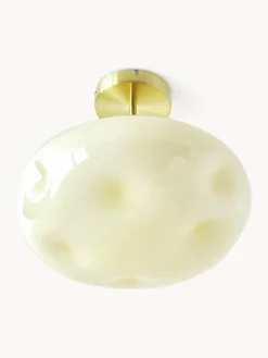 Plafón de vidrio opalino Josie