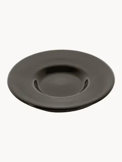 Platitos espresso de porcelana con esmalte reactivo Dune, 2 uds.