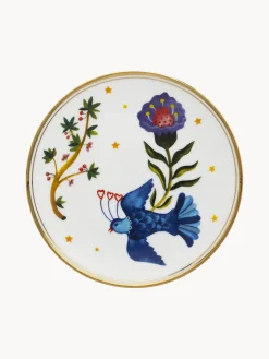 Plato artesanal de porcelana Little Bird