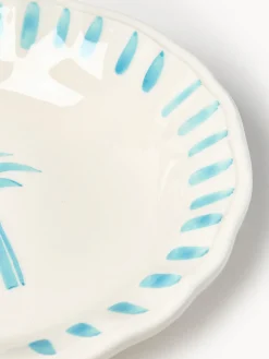 Plato hondo pintado a mano The Palms