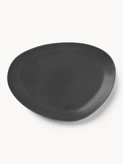 Plato llano con forma orgánica artesanal Limfjord