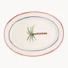 Plato para servir pintado a mano Palm Tree