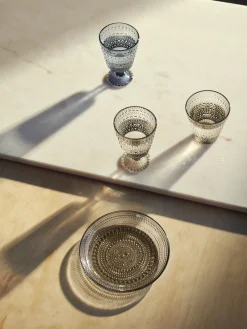 Plato postre de vidrio Kastehelmi