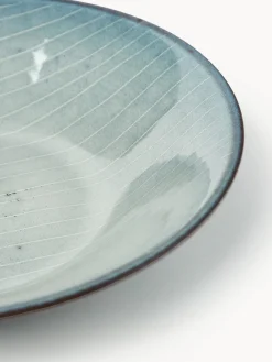 Platos hondos artesanales Nordic Sea, 4 uds.