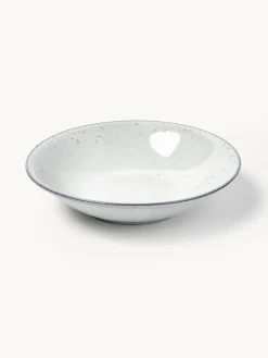 Platos hondos artesanales Nordic Sand, 4 uds.