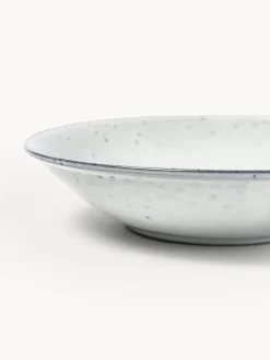 Platos hondos artesanales Nordic Sand, 4 uds.