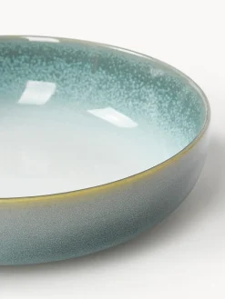 Platos hondos con esmalte reactivo Havana, 4 uds.