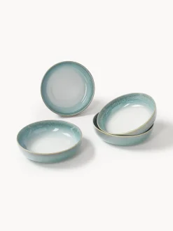 Platos hondos con esmalte reactivo Havana, 4 uds.