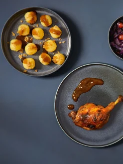 Platos hondos con esmalte reactivo Gobi, 6 uds.