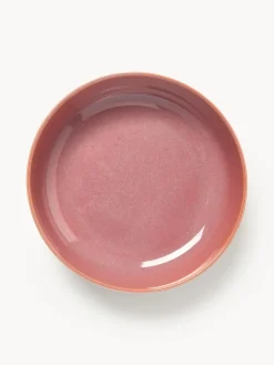 Platos hondos con esmalte reactivo Havana, 4 uds.